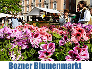 Bozner Frühling 2018 mit Bozner Blumenmarkt auf dem Waltherplatz am 30.04. und 01.05.2018